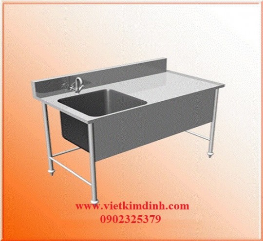 Bàn chậu rửa đơn lệch trái